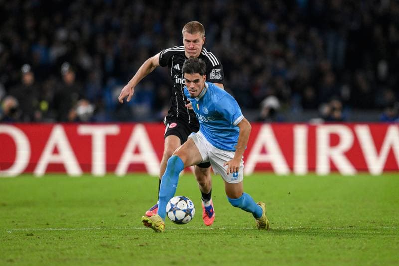 Football. UEFA Champions League. Napoli - Eintracht Frankfurt. 04.11.2025
