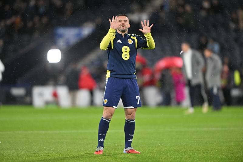 Football. 2026 FIFA World Cup Qualifiers. Scotland - Denmark. 18.11.2025