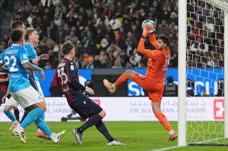 Football. EA Sports FC Supercup. Napoli - Bologna. 22.12.2025