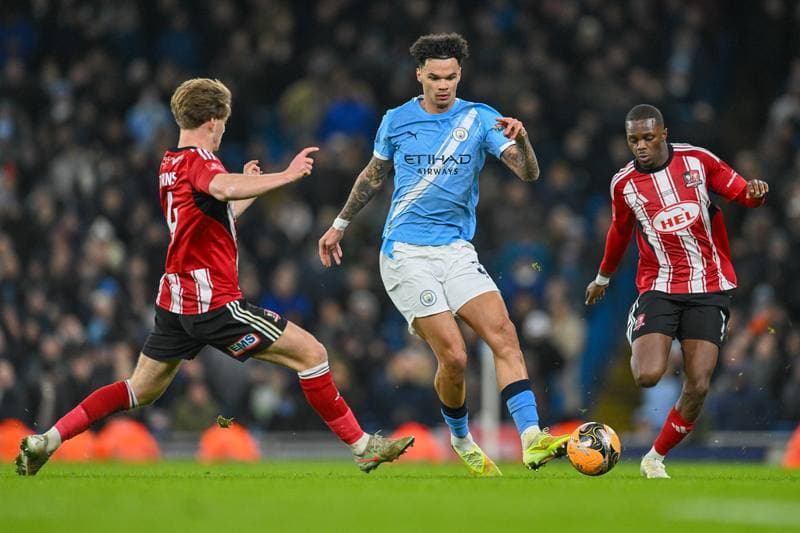 Football. Emirates FA Cup. Manchester City - Exeter City. 10.01.2026
