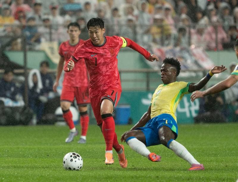 Football. Friendly Match. South Korea - Brazil. 10.10.2025