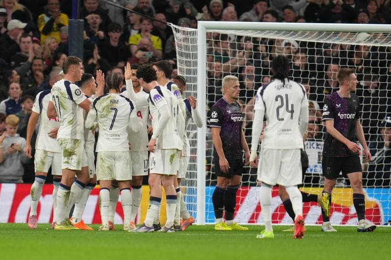 Football. UEFA Champions League. Tottenham Hotspur - Slavia Prague. 09.12.2025