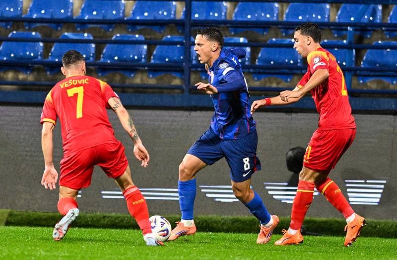 Football. FIFA World Cup Qualifiers. Montenegro - Croatia. 17.11.2025