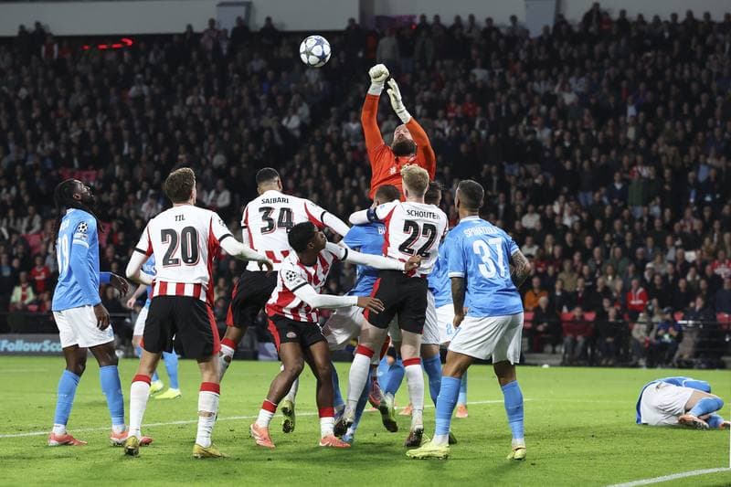 Football. UEFA Champions League. PSV Eindhoven - Napoli. 21.10.2025