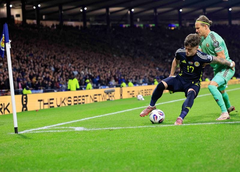 Football. 2026 FIFA World Cup Qualifiers. Scotland - Belarus. 12.10.2025
