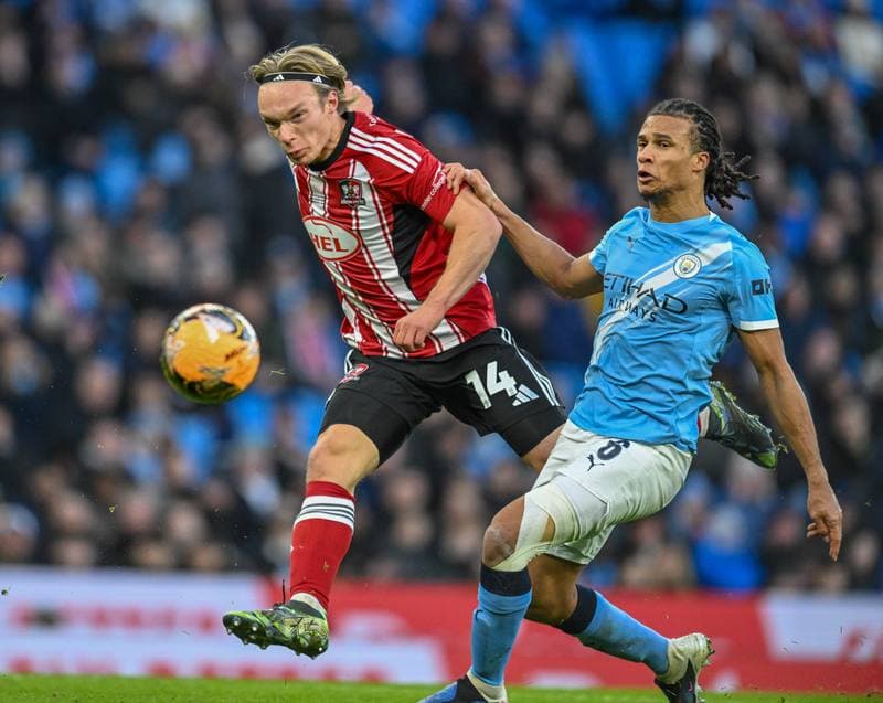 Football. Emirates FA Cup. Manchester City - Exeter City. 10.01.2026