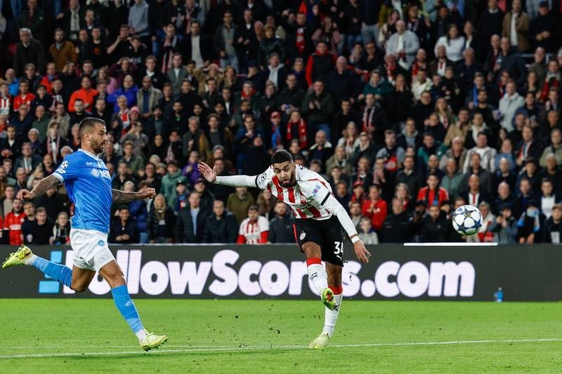 Football. UEFA Champions League. PSV Eindhoven - Napoli. 21.10.2025