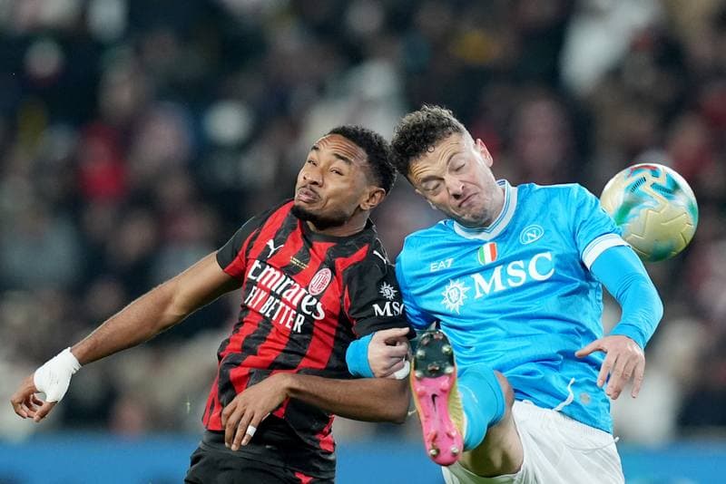 Football. EA Sports FC Supercup. Napoli - AC Milan. 18.12.2025