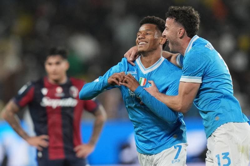 Football. EA Sports FC Supercup. Napoli - Bologna. 22.12.2025