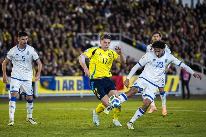 Football. FIFA World Cup Qualifier. Sweden - Kosovo. 13.10.2025