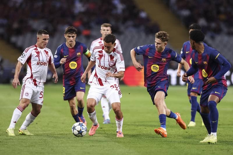 Football. UEFA Champions League. FC Barcelona - Olympiacos. 21.10.2025
