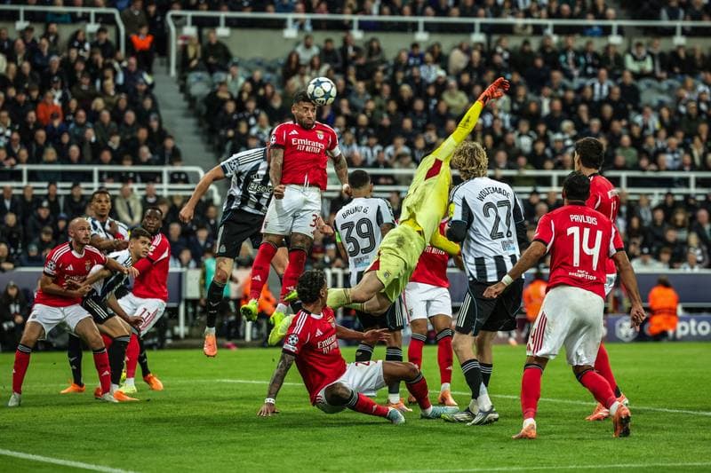 Football. UEFA Champions League. Newcastle United - Benfica. 21.10.2025
