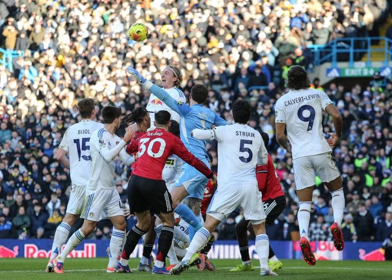 Football. Premier League. Leeds United - Manchester United. 04.01.2026