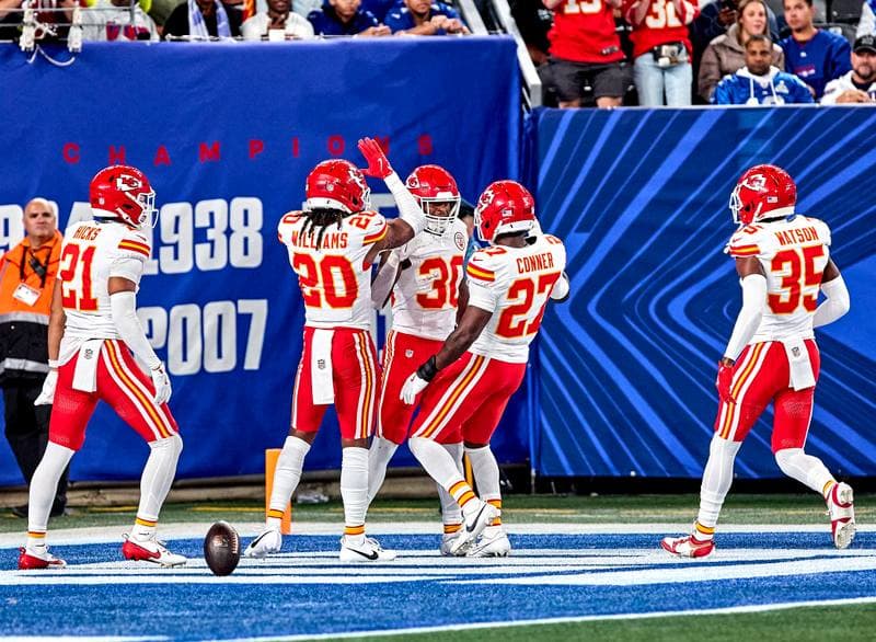 Football. NFL. Kansas City Chiefs - New York Giants. 21.09.2025