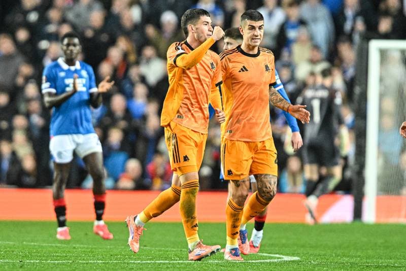 Football. UEFA Europa League. Rangers - A.S. Roma. 06.11.2025