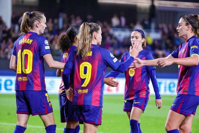 Football. UEFA Women's Champions League. Barcelona - OH Leuven. 12.11.2025