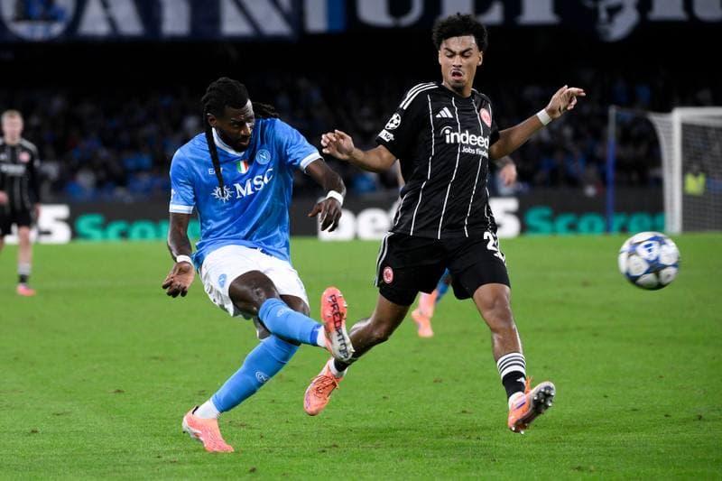 Football. UEFA Champions League. SSC Napoli - Eintracht Frankfurt. 04.11.2025