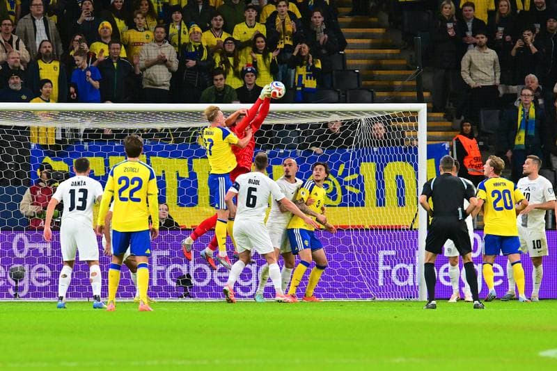 Football. FIFA World Cup Qualifiers. Sweden - Slovenia. 18.11.2025
