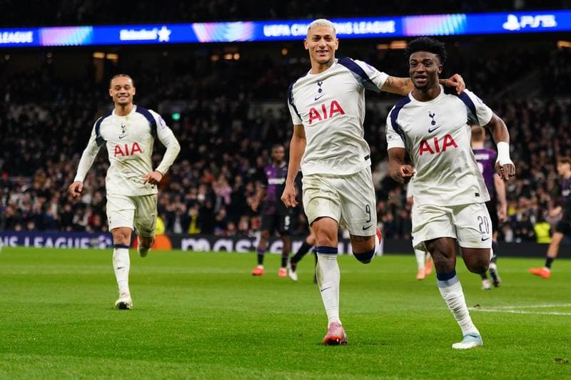 Football. UEFA Champions League. Tottenham Hotspur - Slavia Prague. 09.12.2025