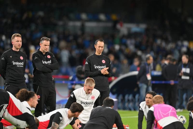 Football. UEFA Champions League. Napoli - Eintracht Frankfurt. 04.11.2025