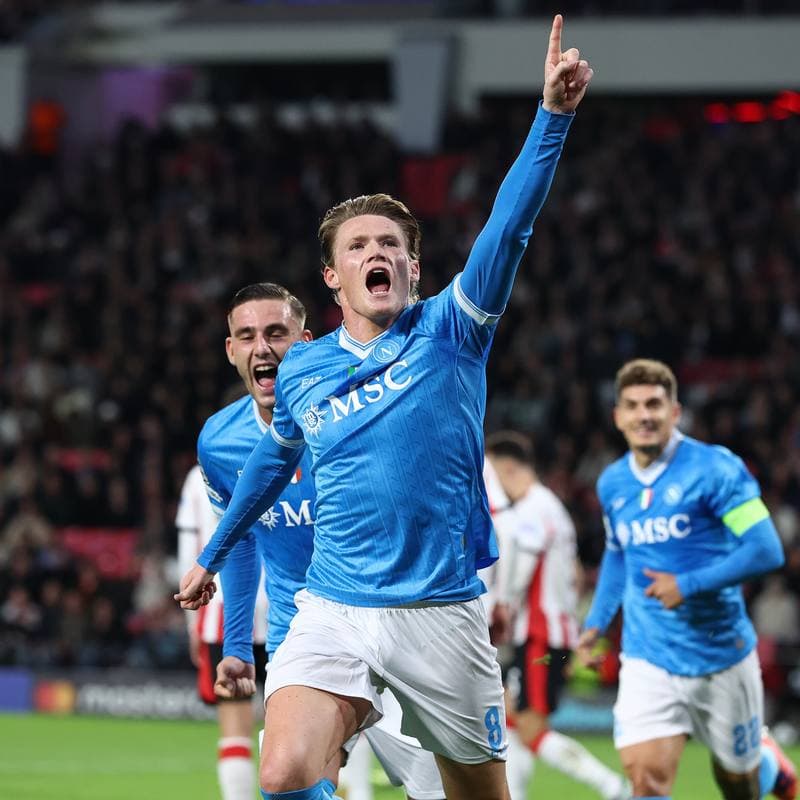 Football. UEFA Champions League. PSV Eindhoven - Napoli. 21.10.2025