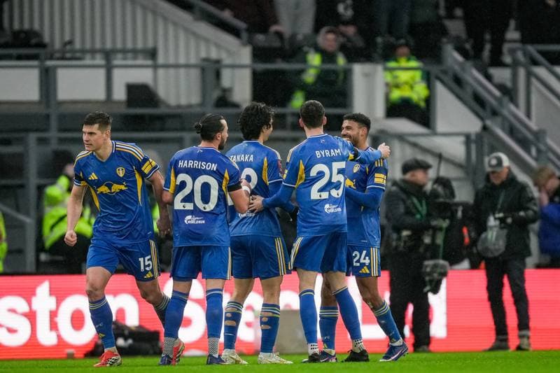 Football. Emirates FA Cup. Derby County - Leeds United. 11.01.2026