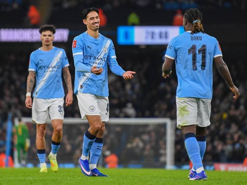 Football. Emirates FA Cup. Manchester City - Exeter City. 10.01.2026