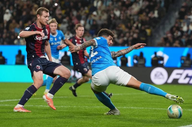 Football. EA Sports FC Supercup. Napoli - Bologna. 22.12.2025
