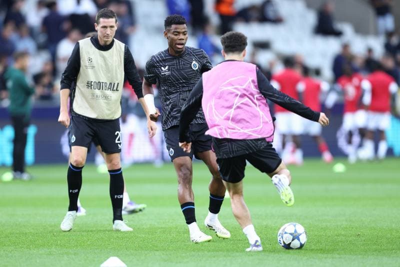 Football. UEFA Champions League. Club Brugge - AS Monaco. 18.09.2025