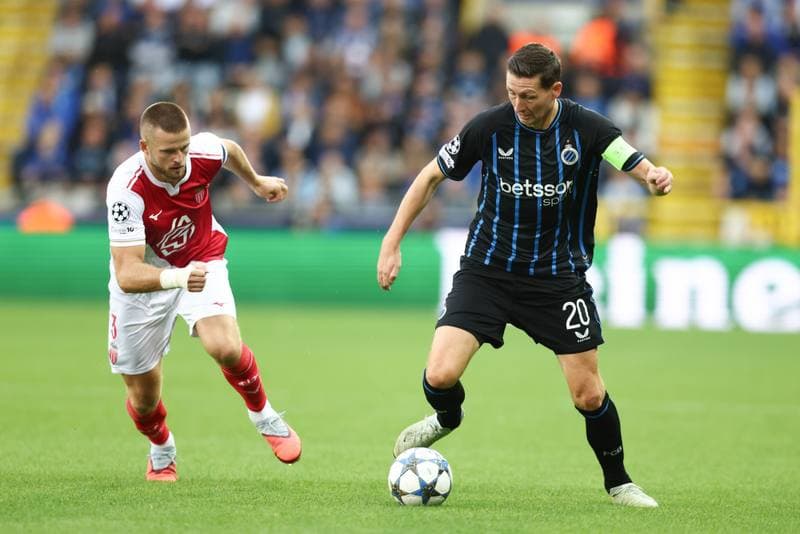 Football. UEFA Champions League. Club Brugge - AS Monaco. 18.09.2025