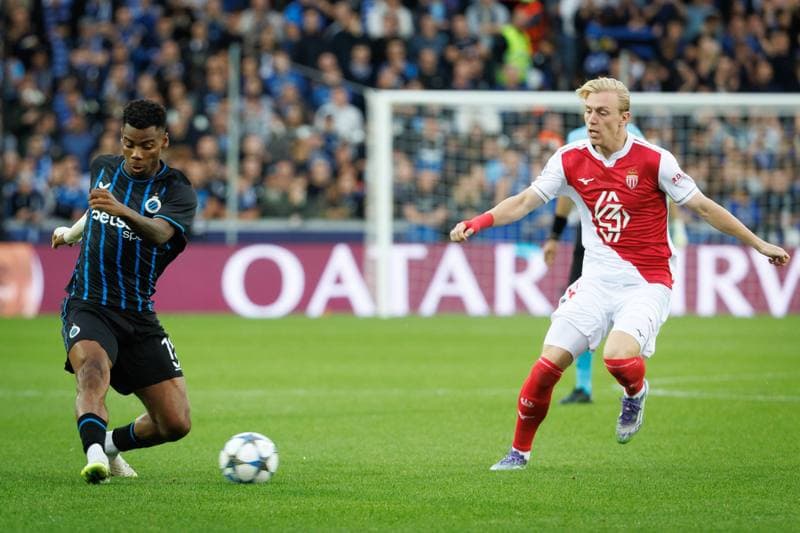 Football. UEFA Champions League. Club Brugge - AS Monaco. 18.09.2025