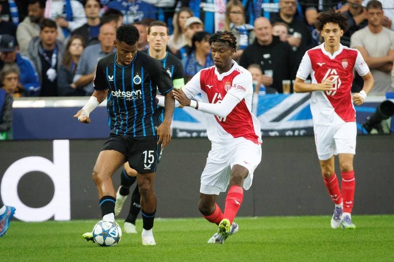 Football. UEFA Champions League. Club Brugge - AS Monaco. 18.09.2025