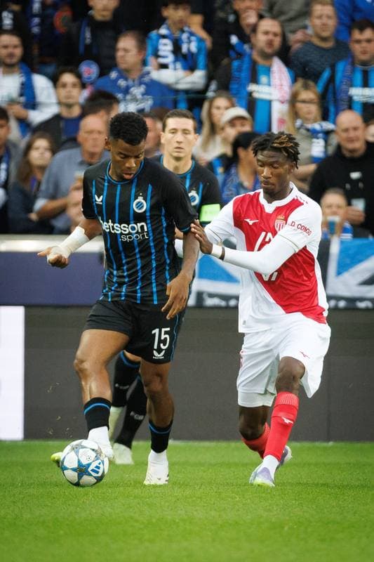 Football. UEFA Champions League. Club Brugge - AS Monaco. 18.09.2025