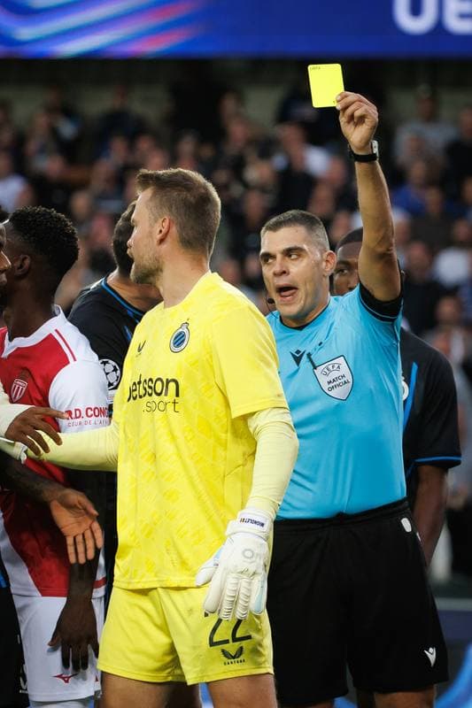 Football. UEFA Champions League. Club Brugge - AS Monaco. 18.09.2025