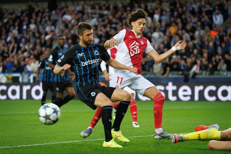 Football. UEFA Champions League. Club Brugge - AS Monaco. 18.09.2025