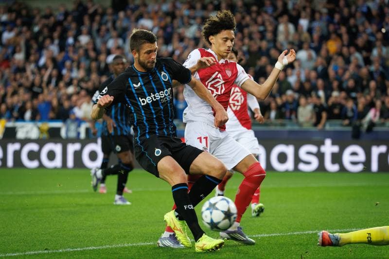 Football. UEFA Champions League. Club Brugge - AS Monaco. 18.09.2025