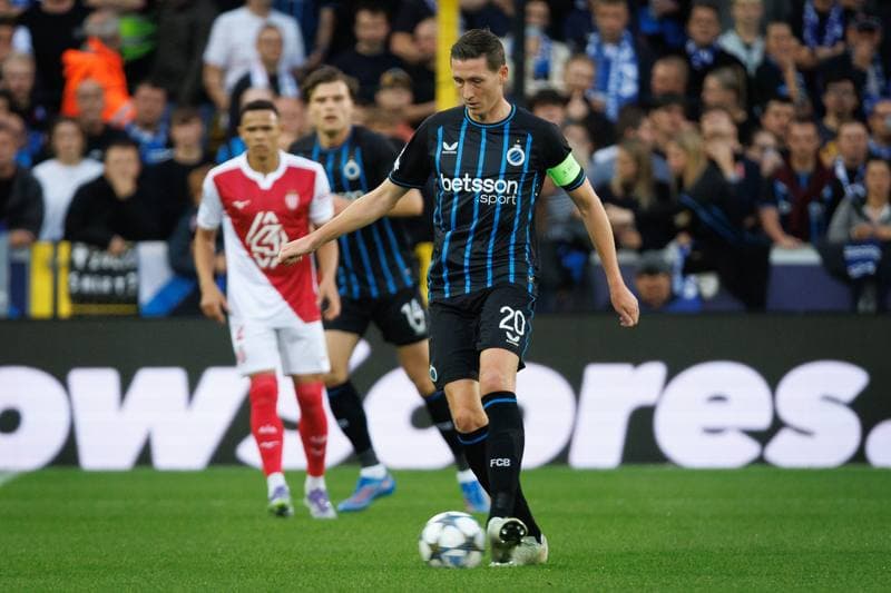 Football. UEFA Champions League. Club Brugge - AS Monaco. 18.09.2025