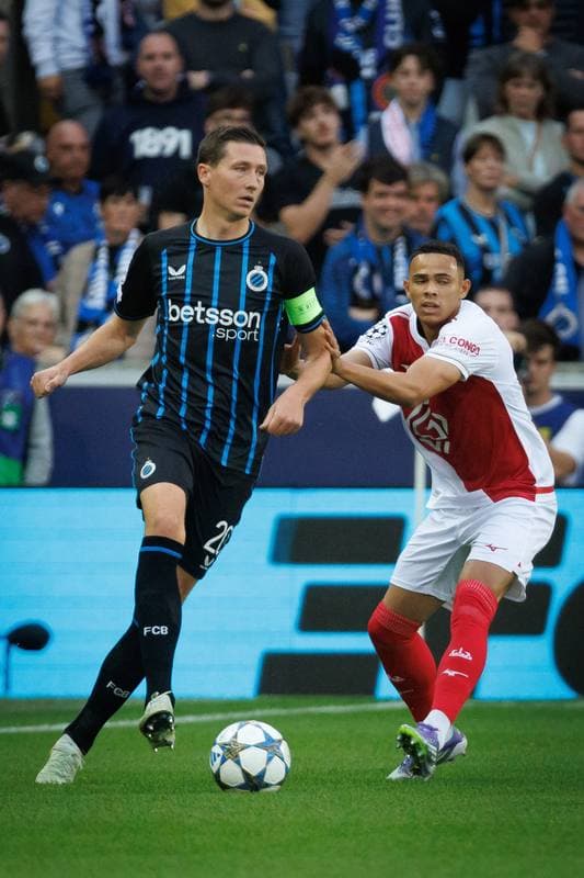 Football. UEFA Champions League. Club Brugge - AS Monaco. 18.09.2025