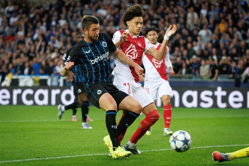 Football. UEFA Champions League. Club Brugge - AS Monaco. 18.09.2025
