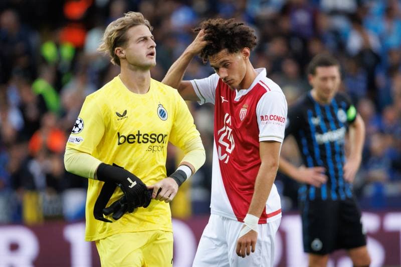 Football. UEFA Champions League. Club Brugge - AS Monaco. 18.09.2025