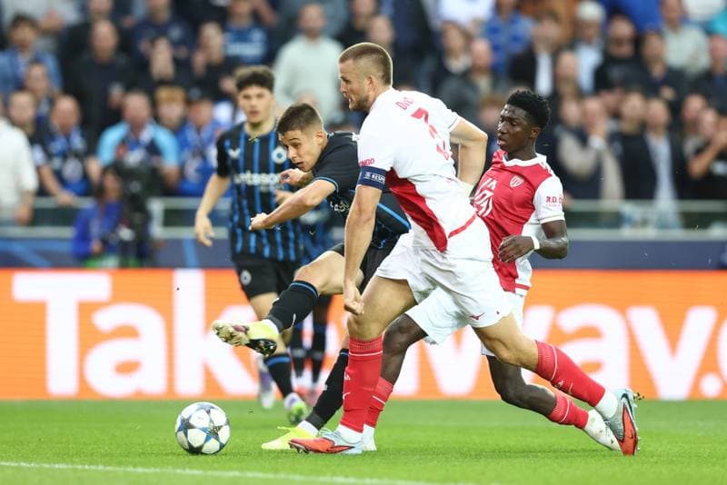 Football. UEFA Champions League. Club Brugge - AS Monaco. 18.09.2025
