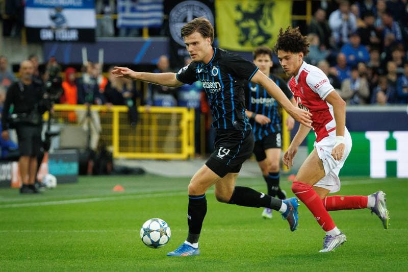 Football. UEFA Champions League. Club Brugge - AS Monaco. 18.09.2025