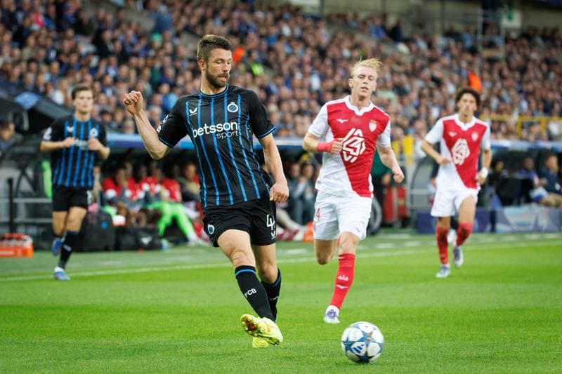 Football. UEFA Champions League. Club Brugge - AS Monaco. 18.09.2025
