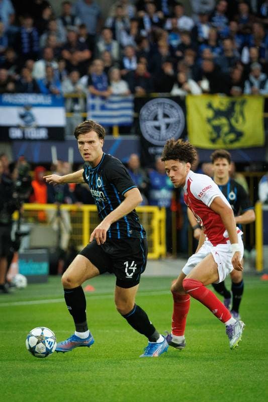 Football. UEFA Champions League. Club Brugge - AS Monaco. 18.09.2025