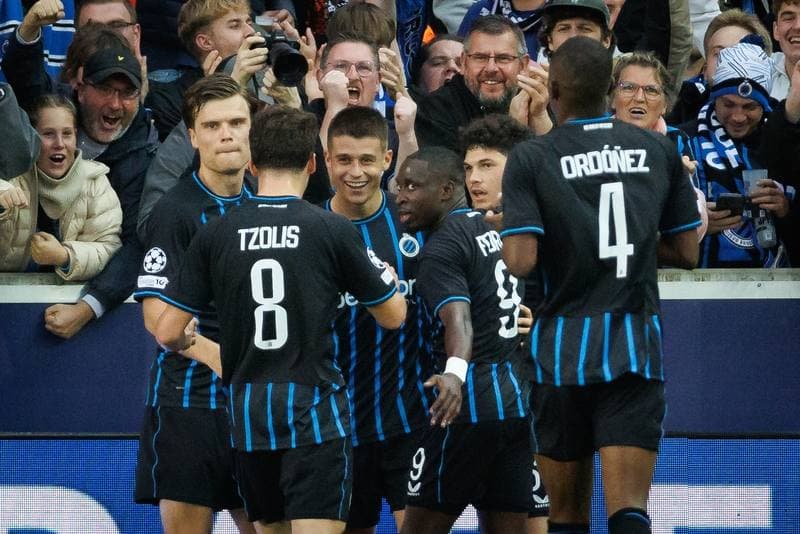 Football. UEFA Champions League. Club Brugge - AS Monaco. 18.09.2025