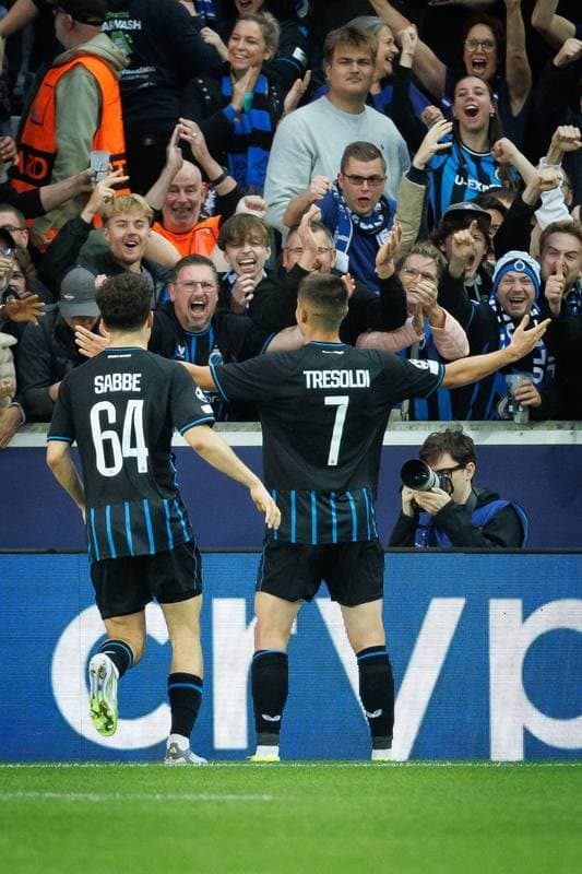 Football. UEFA Champions League. Club Brugge - AS Monaco. 18.09.2025