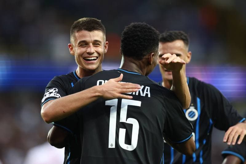 Football. UEFA Champions League. Club Brugge - AS Monaco. 18.09.2025