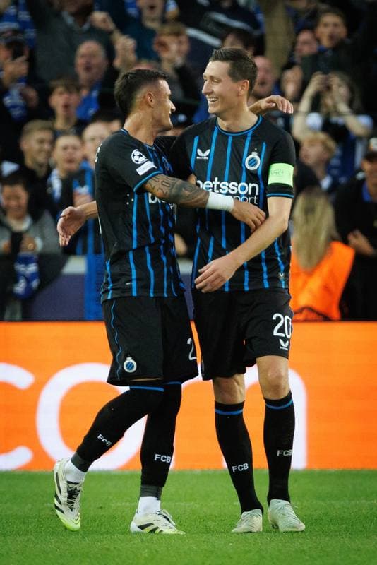 Football. UEFA Champions League. Club Brugge - AS Monaco. 18.09.2025