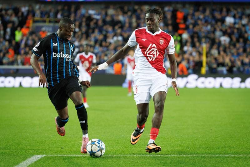 Football. UEFA Champions League. Club Brugge - AS Monaco. 18.09.2025