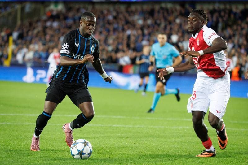 Football. UEFA Champions League. Club Brugge - AS Monaco. 18.09.2025